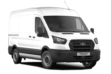 Van Hire Kingswood - White Ford Transit SWB - Van hire Kingswood